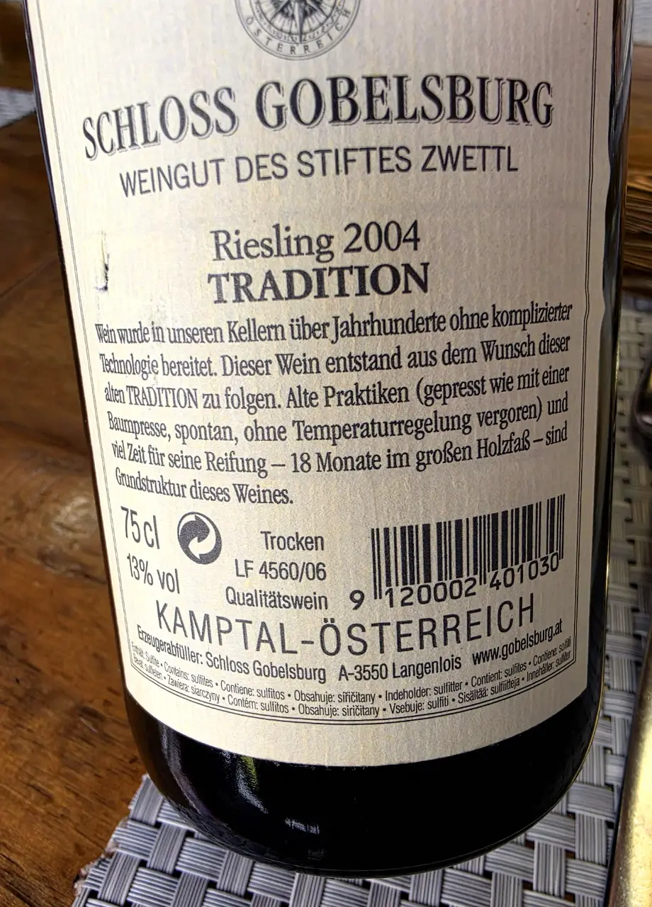 Gobelsburg Riesling 2004